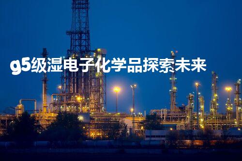 g5级湿电子化学品探索未来：技术创新与可持续发展的融合之路