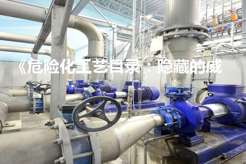 《危险化工艺目录：隐藏的威胁，你知多少？！》