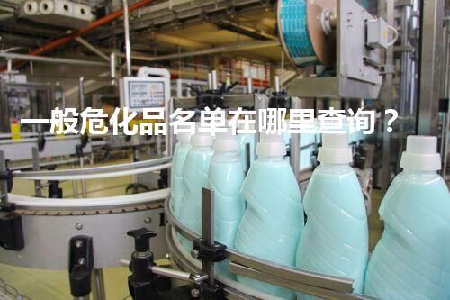 一般危化品名单在哪里查询？快速掌握查询方法