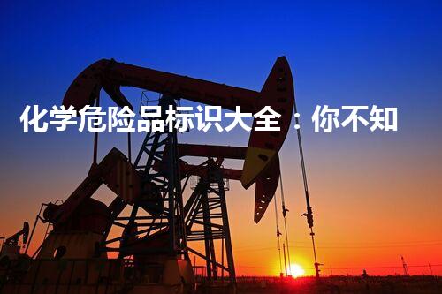 化学危险品标识大全：你不知道的那些致命符号究竟藏着什么秘密？