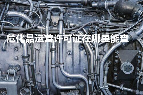 危化品运营许可证在哪里能查到？揭秘你不明白的查询渠道！
