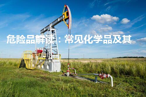 危险品解读：常见化学品及其风险分析