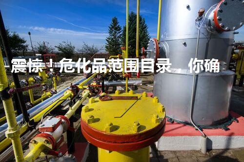 震惊！危化品范围目录，你确实了解吗？
