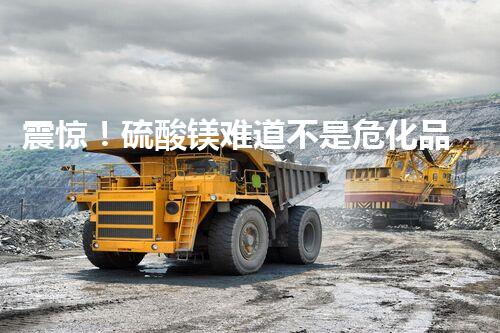 震惊！硫酸镁难道不是危化品？确实假的？